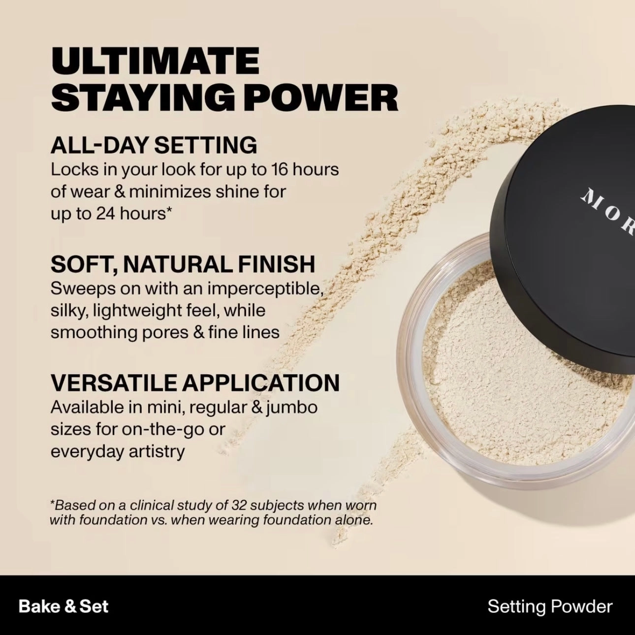 Morphe Bake & Set Soft Focus Setting Powder : Banana