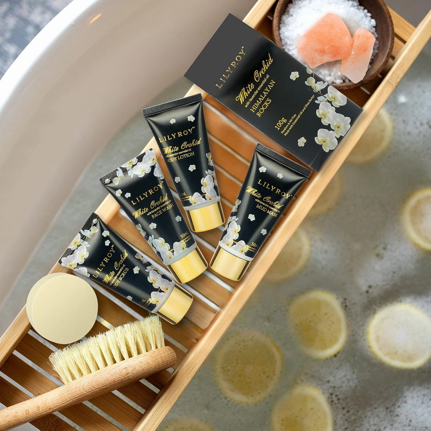 Mothers Day Gifts for Mom - Luxury 18-Piece Gold Leather Spa Gift Set, Premium Bath Collection with Bath Bomb | Father's Day Christmas Birthday Gifts, All Occasion Ultimate Holiday Gift for Her & Him
