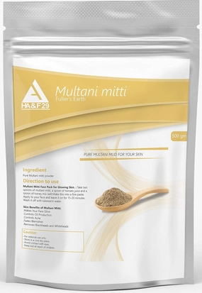 Multani Mitti Powder (Fuller Earth) For face skin Hair and Body Cleanser (500GM)