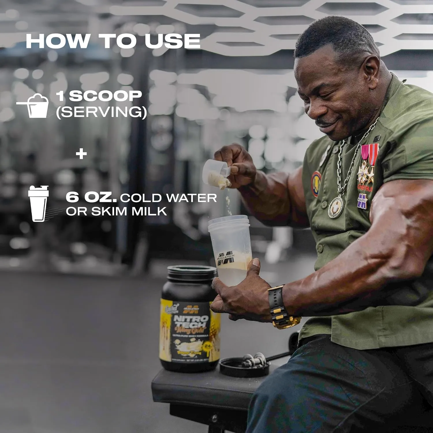 MuscleTech Whey Protein Powder (Chocolate Peanut Butter, 5LB) - Nitro-Tech Whey Protein Isolate Smoothie Mix for Lean Muscle & Fast Recovery - 24g of Whey Gold Protein for Women & Men - Gluten-Free