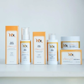 NBR Vitamin C Moisturize Set - Face Serum, Face Toner, Face Cream for Radiant, Hydrated Skin - 1 Year Anniversary Celebration