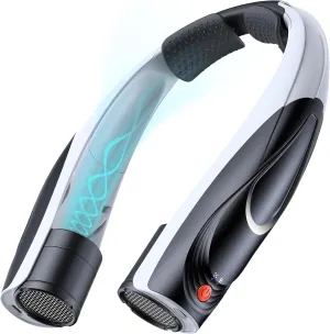 Neck Fan, AI 6 Speeds Powerful Portable Fan, 6000mAh Long-Lasting Battery Faster Cooling, USB-C Rechargeable, Ultra-Quiet, Hands-Free, 360° Airflow, Personal Fan for Women Men Office Travel Outdoor