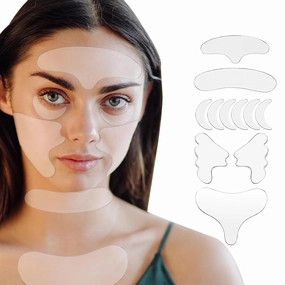 Neck Wrinkle Patches - Anti Wrinkle Silicone Patches,Reusable Firming and Tightening Facial Masks, Collagen Neck Fine Line Pads for Women Reduce Fine Wrinkles, Moisturizing (11pcs)