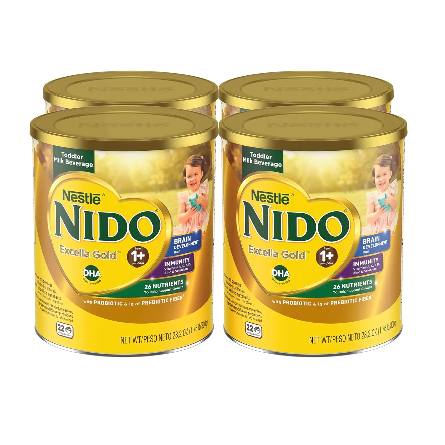 Nestle Nido Excella Gold Original Milk Powder 4 Pack Of 800G
