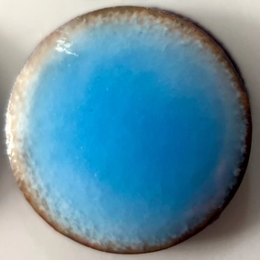 New!!! Pearly's Enamel Powder No.383 Opaque Light Aqua 3oz. (85gr.) Great for torch/kiln/Cloisonné and Wet Packing Enameling