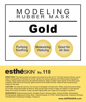 No.110 Gold Modeling Mask Powder for Professional Facial Treatment, 35 Oz. (3 pack)