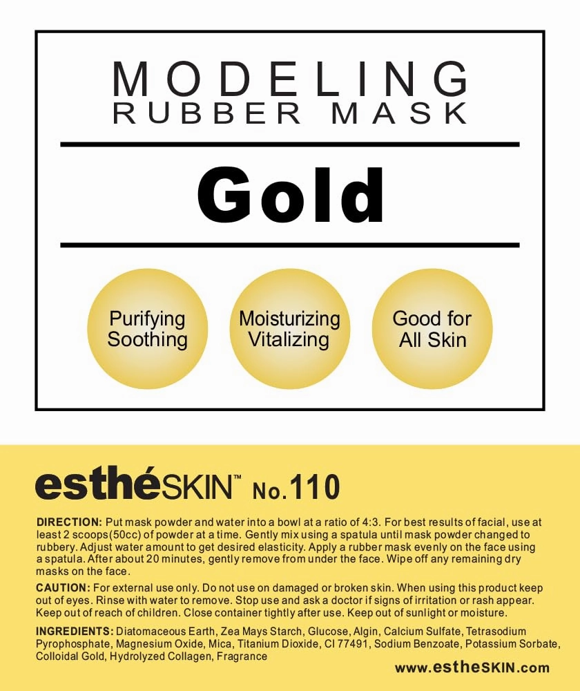 No.110 Gold Modeling Mask Powder for Professional Facial Treatment, 35 Oz. (3 pack)