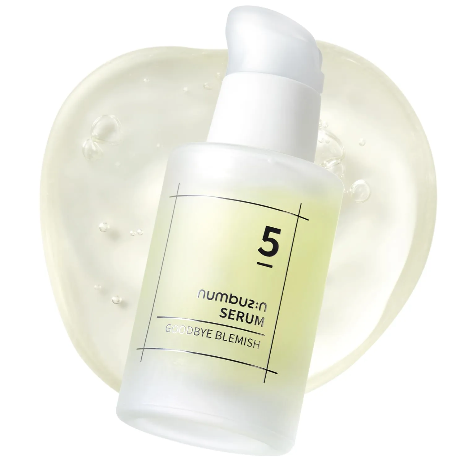 numbuzin No.5 Serum | Goodbye Blemish Serum | for Acne Scars with Vitamin C, Niacinamide, Antioxidant | Lightweight Gel, Korean Skincare for Face | 1.69 fl. oz.