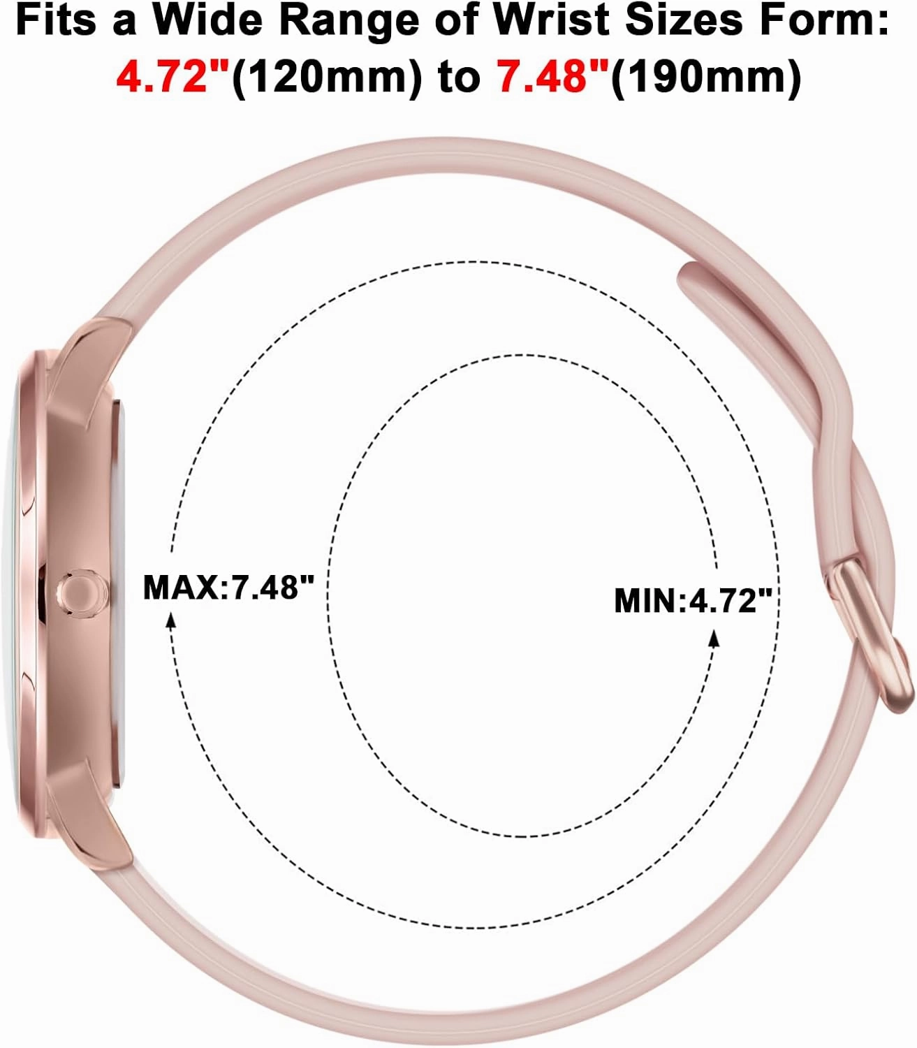 Nurse Watch for Nurse Medical Professionals Students Doctors Women Men Waterproof Watch 24 Hour Military Time Luminouse Easy to Read Dial with Second Hand