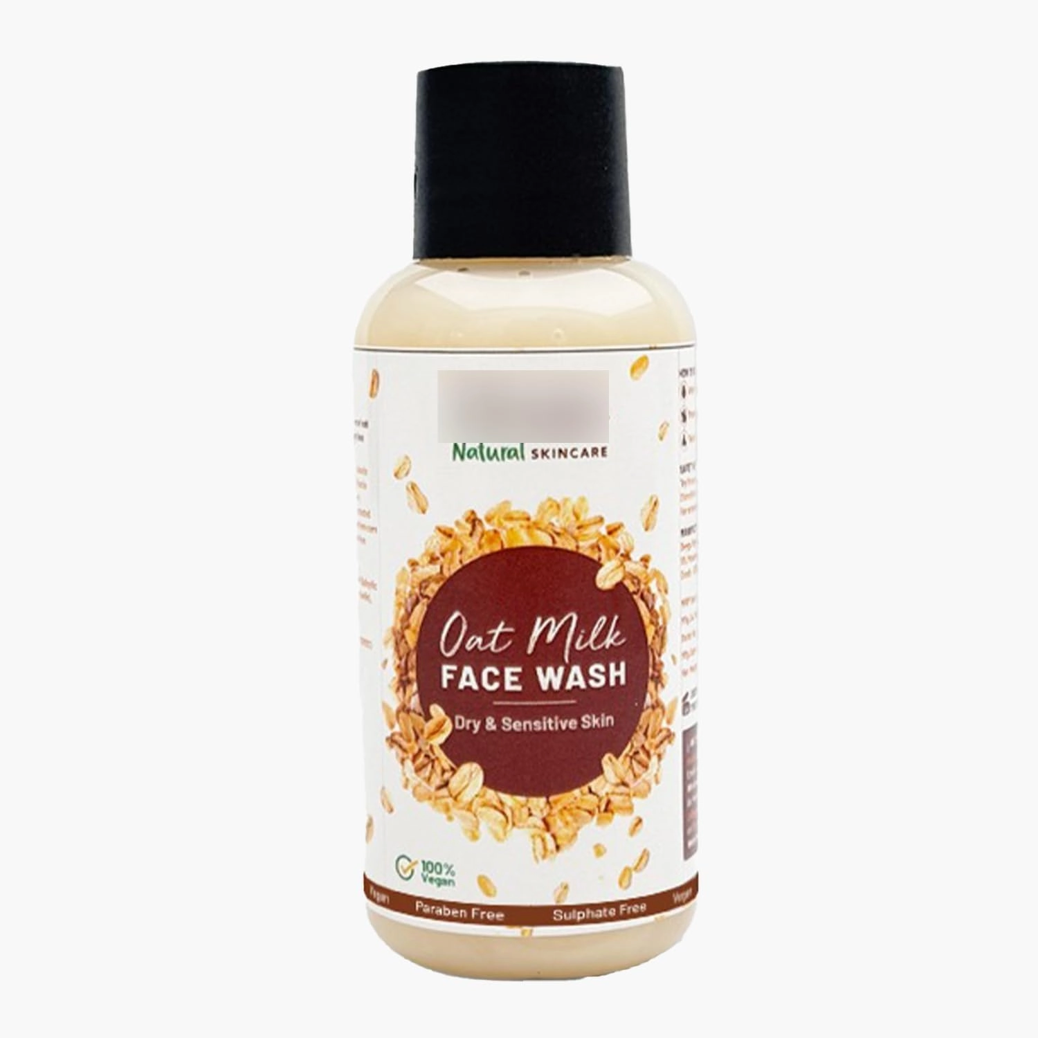 Oat Milk Face Wash | Cleanses, Hydrates & Soothes | Suitable for Dry & Sensitive Skin | Sulfate & Paraben-Free Face Wash | For Men & Women | 50 ml