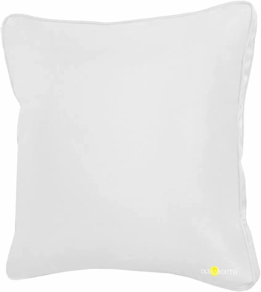 Oceansouth Boat Deck Pillow/Outdoor Waterproof Throw Pillow (Gray, 16" x 16") Cushion Outdoor Furniture Lumbar Back for Chair Patio seat Cover Chairs Home Decor Pillows Waterproof Bed Cases Garden