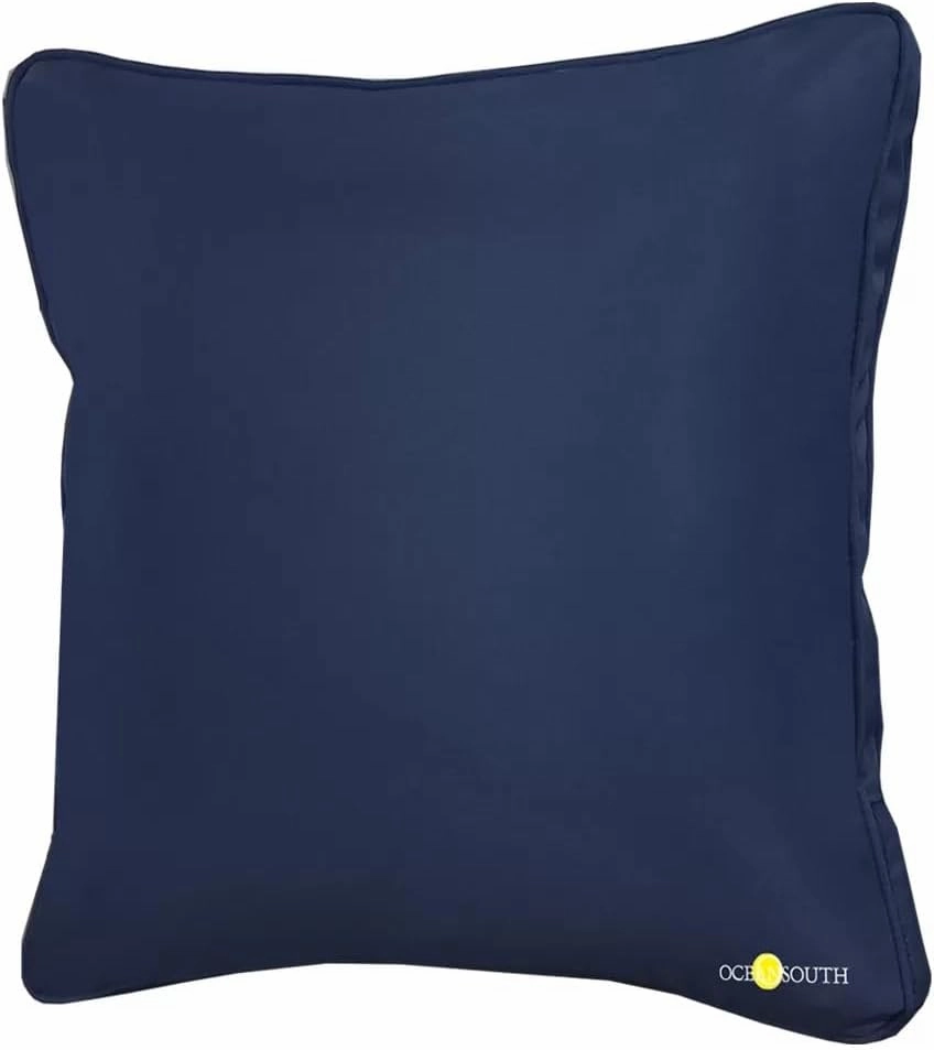 Oceansouth Boat Deck Pillow/Outdoor Waterproof Throw Pillow (Gray, 16" x 16") Cushion Outdoor Furniture Lumbar Back for Chair Patio seat Cover Chairs Home Decor Pillows Waterproof Bed Cases Garden