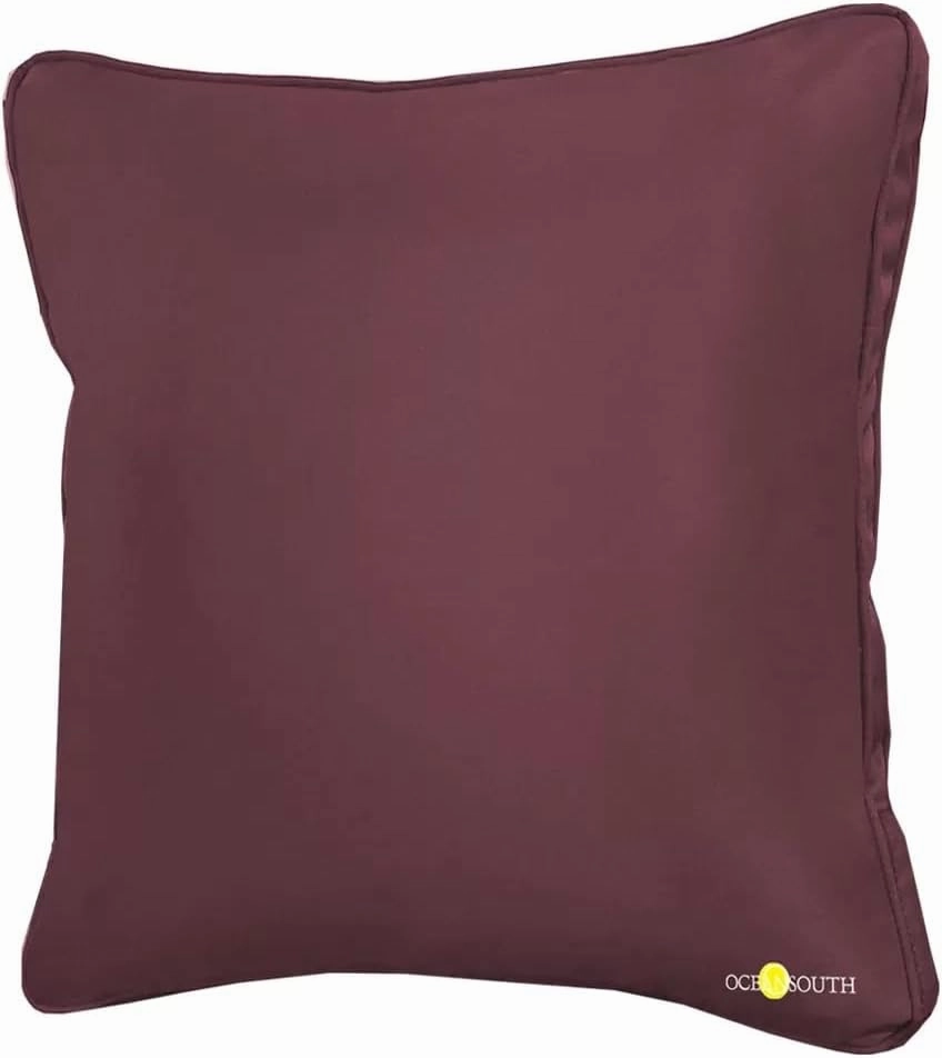 Oceansouth Boat Deck Pillow/Outdoor Waterproof Throw Pillow (Gray, 16" x 16") Cushion Outdoor Furniture Lumbar Back for Chair Patio seat Cover Chairs Home Decor Pillows Waterproof Bed Cases Garden