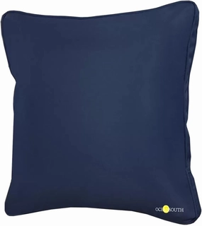 Oceansouth Boat Deck Pillow/Outdoor Waterproof Throw Pillow (Navy Blue, 18" x 18") Cushion Outdoor Furniture Lumbar Back for Chair Patio seat Cover Chairs Home Decor Pillows Waterproof Bed Garden