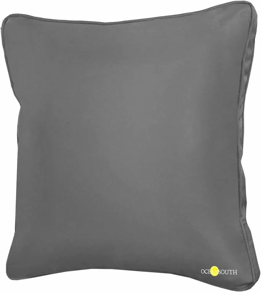 Oceansouth Boat Deck Pillow/Outdoor Waterproof Throw Pillow (Navy Blue, 18" x 18") Cushion Outdoor Furniture Lumbar Back for Chair Patio seat Cover Chairs Home Decor Pillows Waterproof Bed Garden