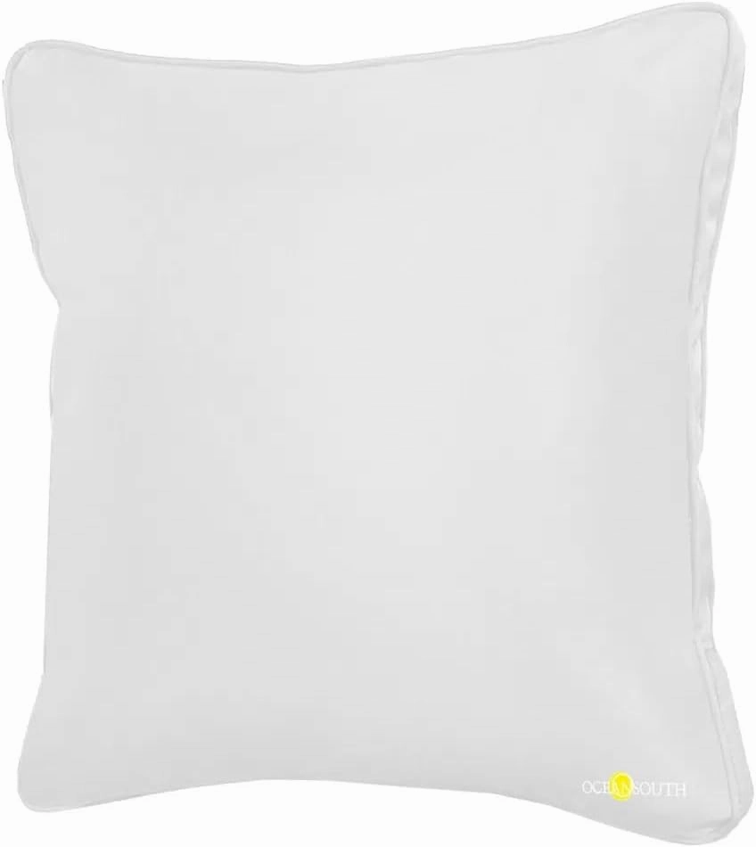 Oceansouth Boat Deck Pillow/Outdoor Waterproof Throw Pillow (Pacific Blue, 16" x 16") Cushion Outdoor Furniture Lumbar Back for Chair Patio seat Cover Chairs Home Decor Pillows Waterproof Bed Garden
