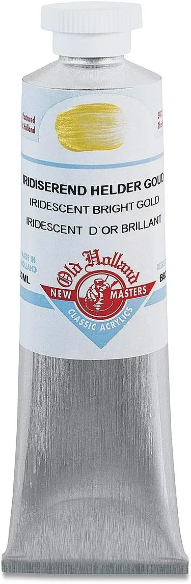 Old Holland New Masters Classic Acrylic 60 ml Tube - Iridescent Bright Gold