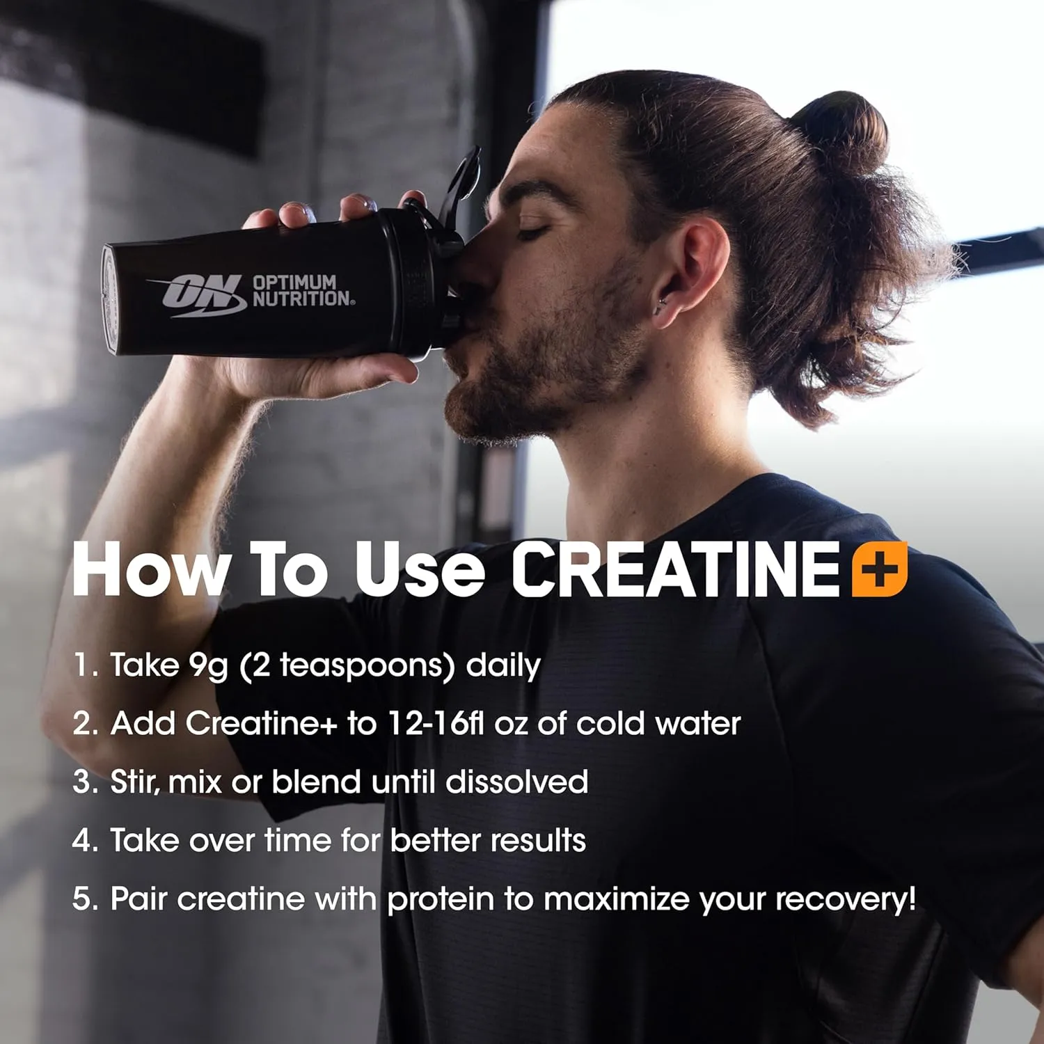 Optimum Nutrition Creatine Monohydrate Plus Powder, Strawberry Peach Flavored Creatine Performance Blend, with Electrolytes for Hydration, Added Vitamins, 40 Servings, 360 Grams (Packaging May Vary)