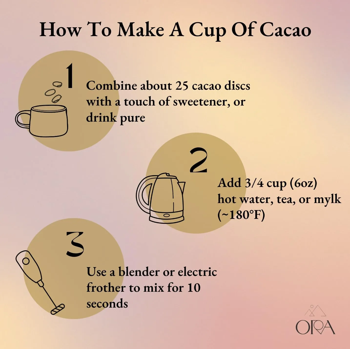ORA Ceremonial Cacao - Uplifting Uganda - Organic 100% Cacao - Ethical - Regenerative - High Flavanol - Coffee Alternative - Better Energy - Heavy Metals Tested - Unsweetened - 16oz
