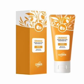 Orange Enzymes Exfoliating Scrub Gel, Scrub Face Body Skin Peeling Gel Face Scrub Deep Cleansing Moisturizing Facial Exfoliator（50g）