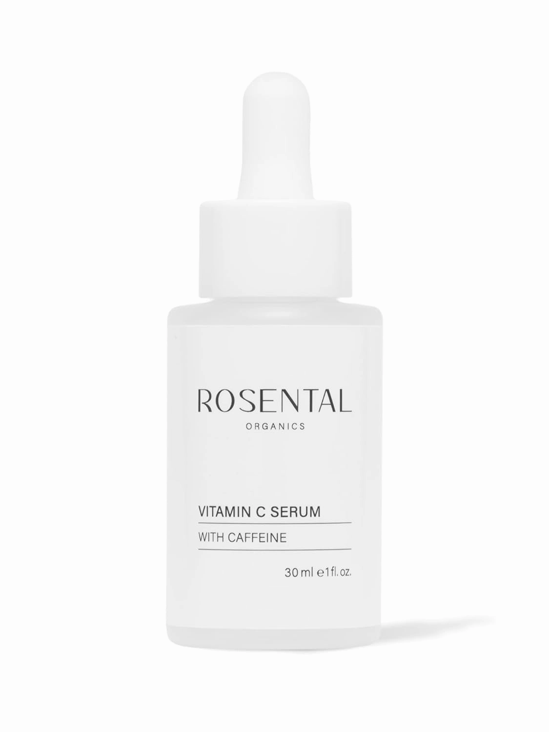 Organics Vitamin C Serum with Caffeine (30ml) – Hydrating Face Serum for Dark Spots, Acne Scars, Wrinkles – Brightening & Anti-Aging Facial Care – Natural Cosmetics – Made in Germany