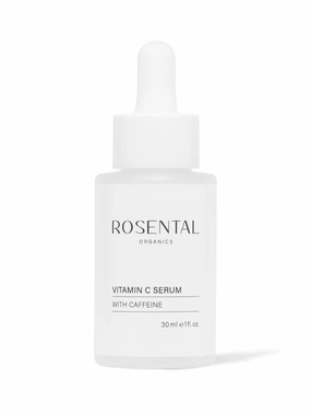 Organics Vitamin C Serum with Caffeine (30ml) – Hydrating Face Serum for Dark Spots, Acne Scars, Wrinkles – Brightening & Anti-Aging Facial Care – Natural Cosmetics – Made in Germany