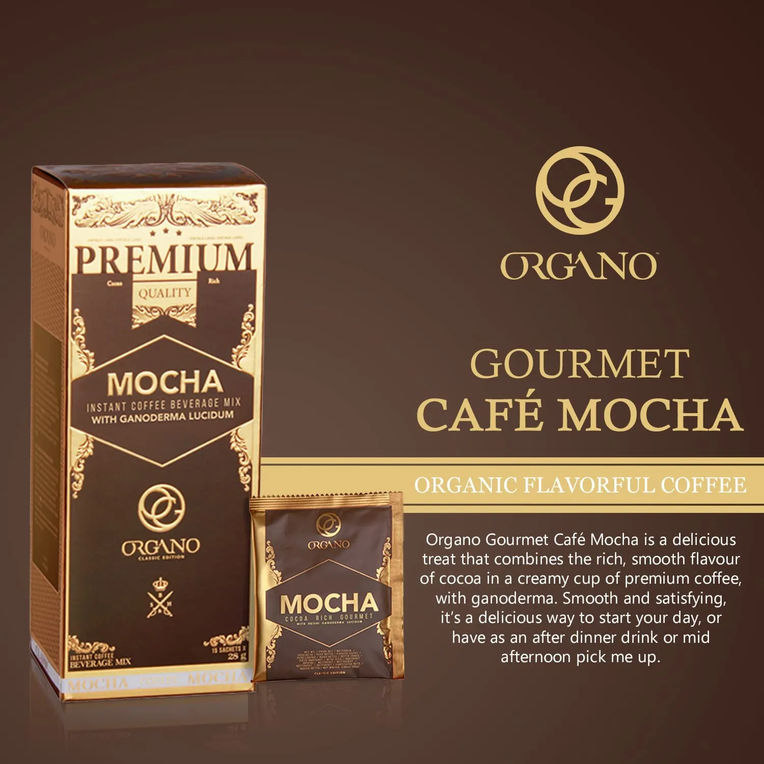 ORGANO Gourmet Cafe Mocha (15 sachets)
