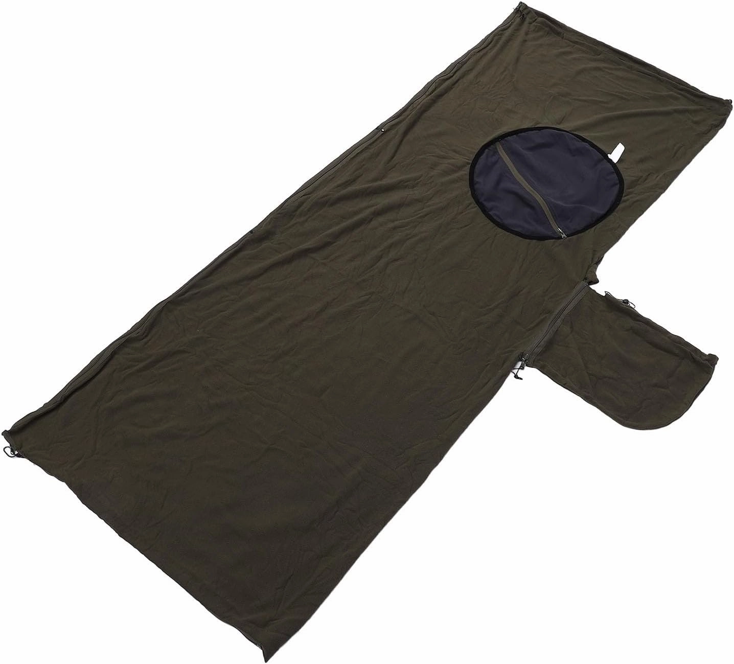 Outdoor Blanket with Hood, Warm Comfortable Adult Size Versatile Hooded Wearable Blanket for Camping