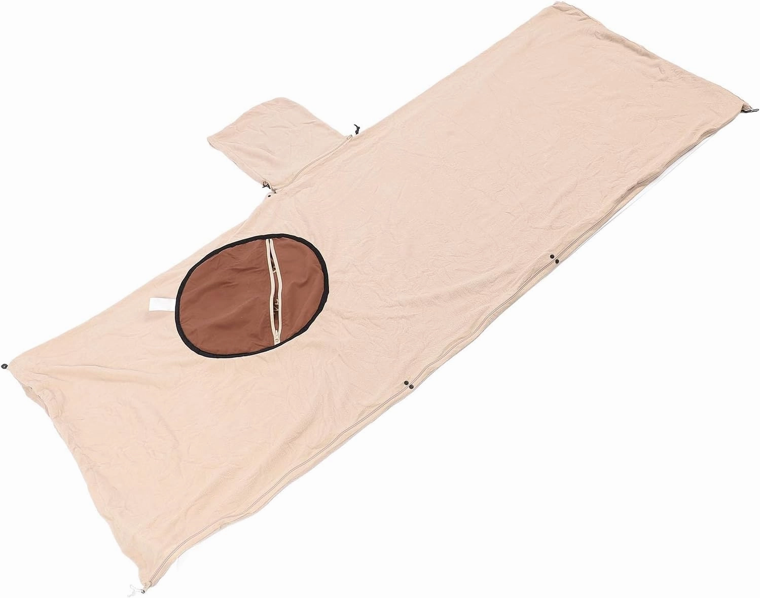 Outdoor Blanket with Hood, Warm Comfortable Adult Size Versatile Hooded Wearable Blanket for Camping