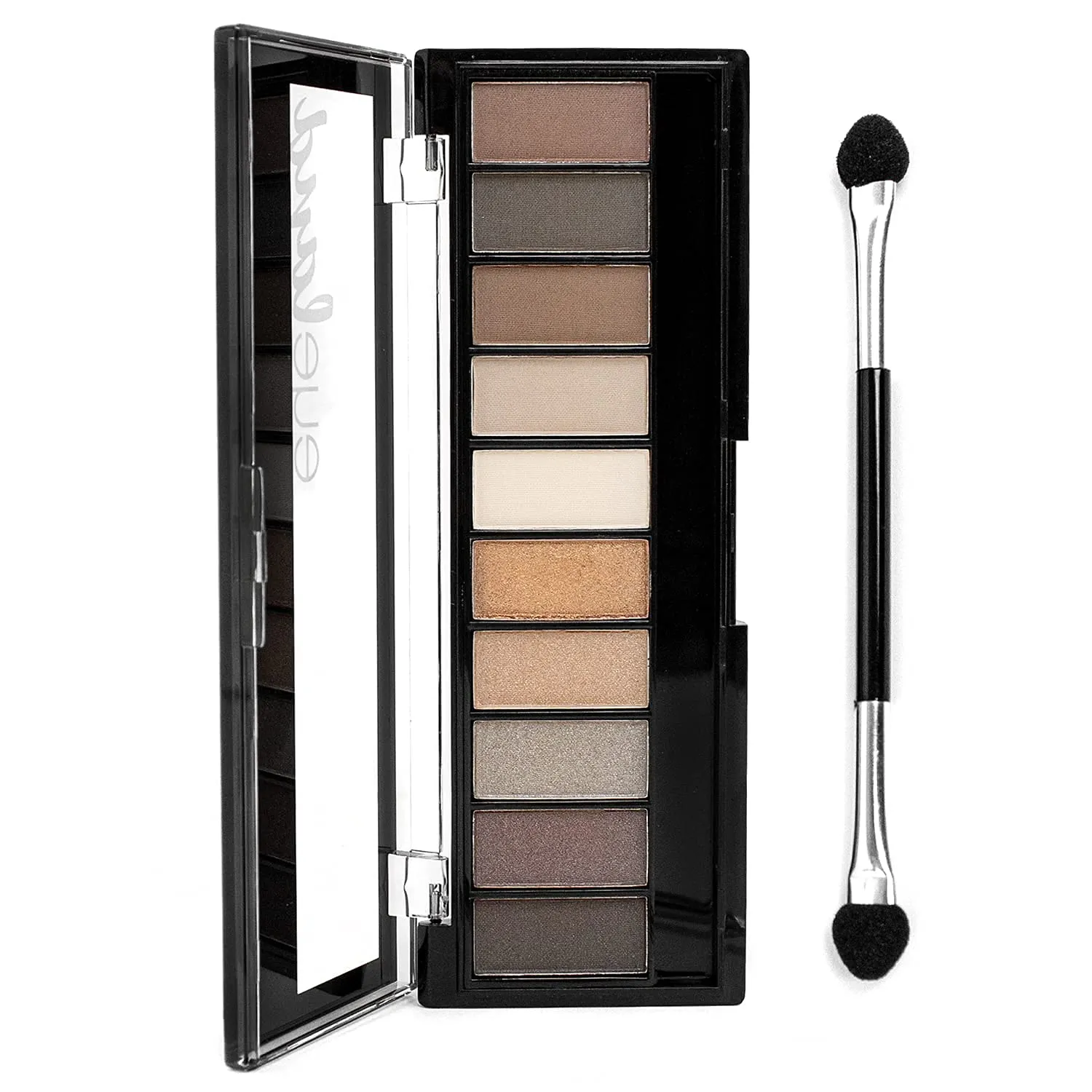 Palladio Eyeland Vibes, Escape to the Tropics, 10 Count Eyeshadow Palette, 5 Curated Palettes, Seductive Nudes to Vibrant Hues, Complimentary Shades, Day and Night Looks, Rich Pigment, Sandbar