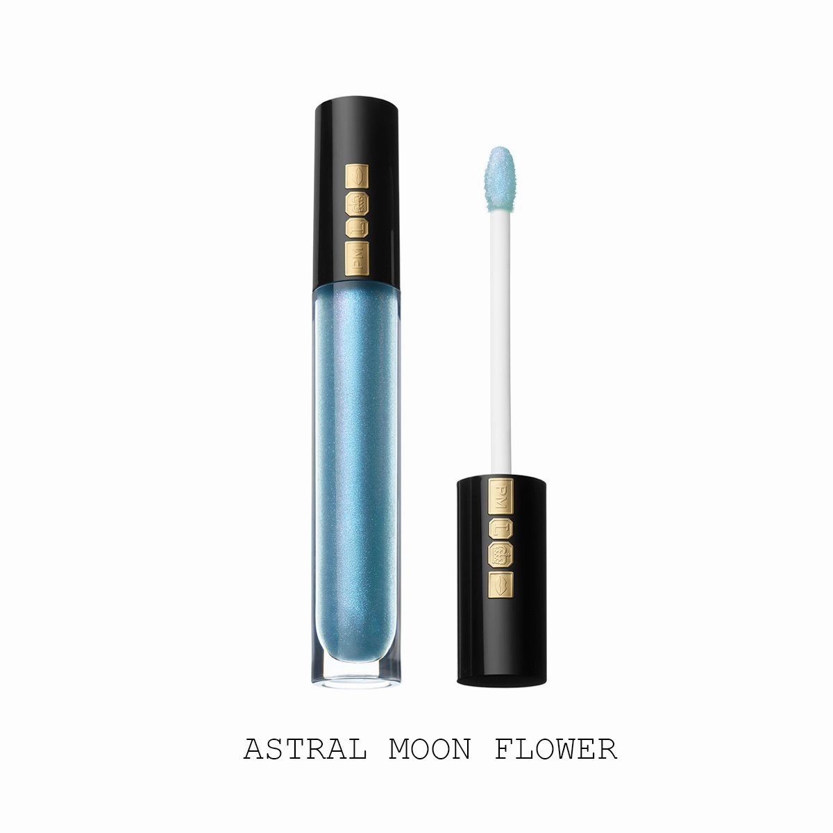 Pat McGrath Lust: Gloss Lip Gloss - Astral Moon Flower (Periwinkle Blue with Iridescent Pearl)