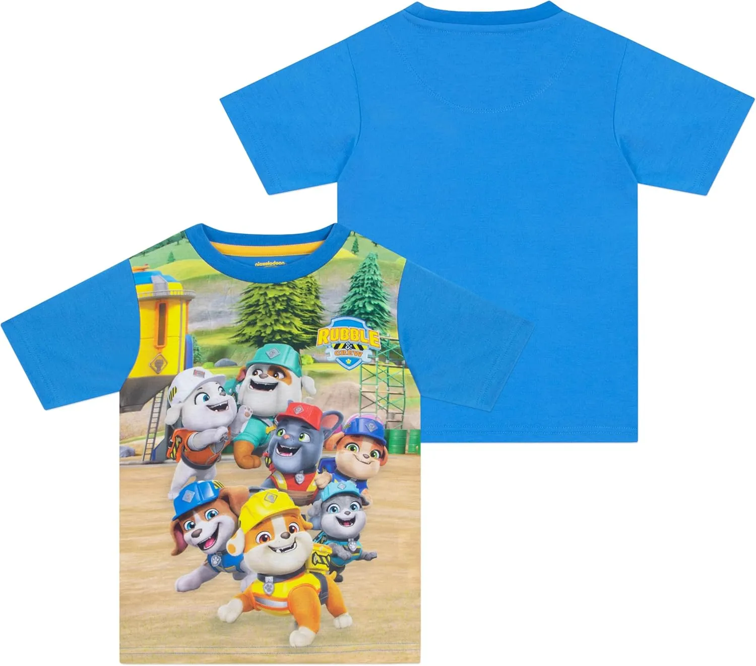 Paw Patrol Pajamas | Summer Pajamas For Boys | Rubble And Crew Boys Short Pajama Set