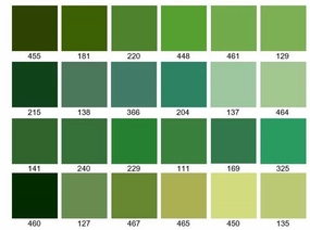 Pearly's Enamel Powder Green Collection 3oz. (85gr.) Great for torch/kiln/Cloisonné and Wet Packing Enameling
