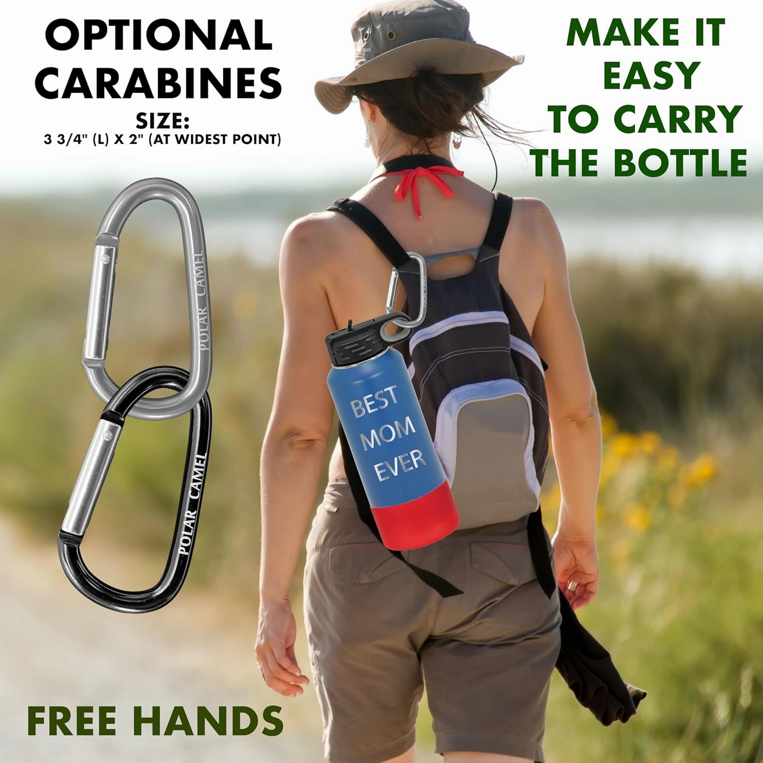 Personalized Water Bottles 32oz with Flip-Top Lid and Straw, Customized Vacuum Insulated Flask,Stainless Steel Sports Double Wall Thermos, Your Logo Name and Text Engraved in USA (Blue)