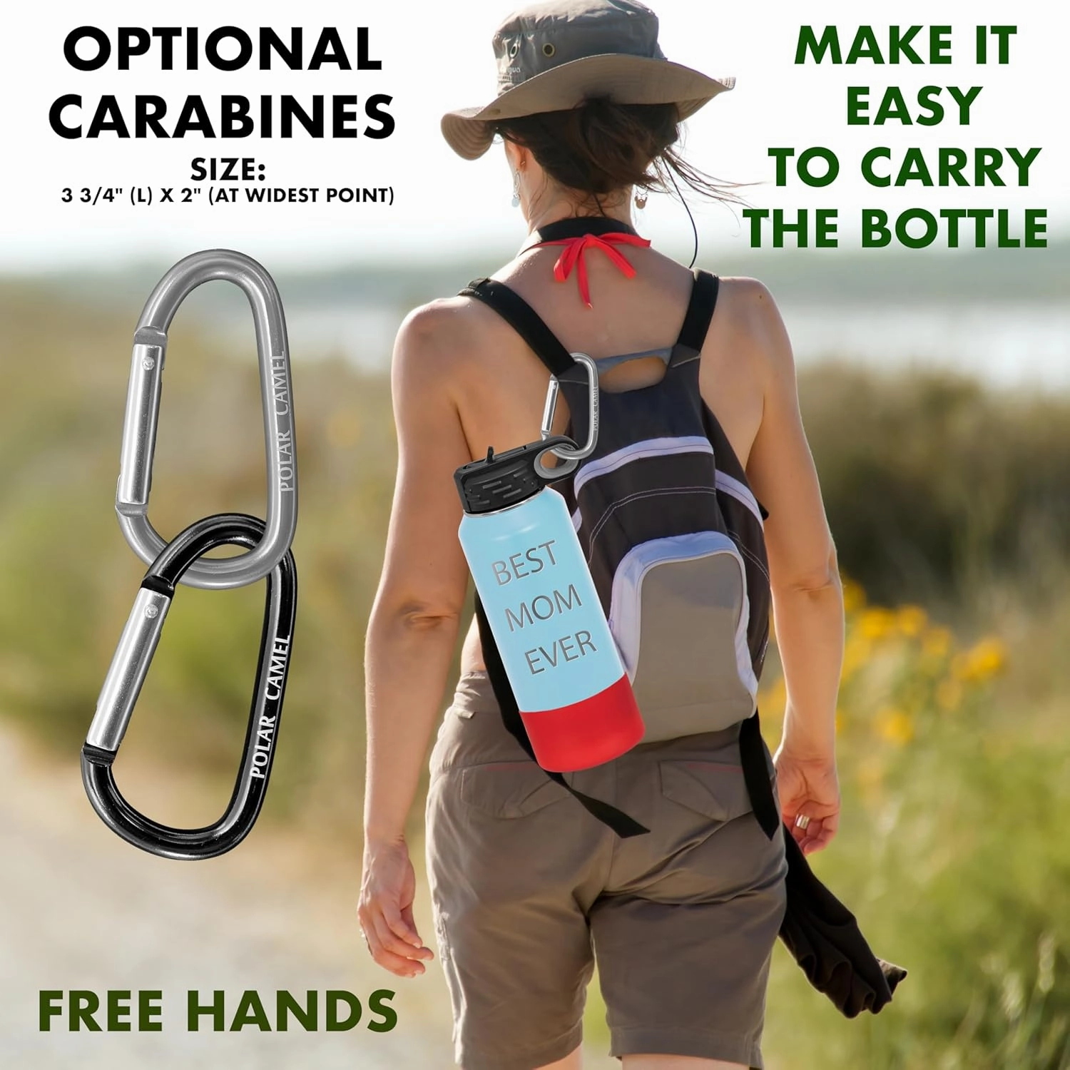 Personalized Water Bottles 32oz with Flip-Top Lid and Straw, Customized Vacuum Insulated Flask,Stainless Steel Sports Double Wall Thermos, Your Logo Name and Text Engraved in USA (Light Blue)