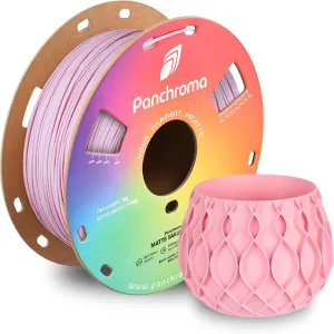 Polymaker Panchroma Matte PLA Filament, Matte Sakura Pink 1.75mm 1kg 3D Printing Filament, Formerly Polyterra Matte 3D Printer PLA Filament, Fit Most FDM 3D Printers, 1kg Spool (2.2lbs)