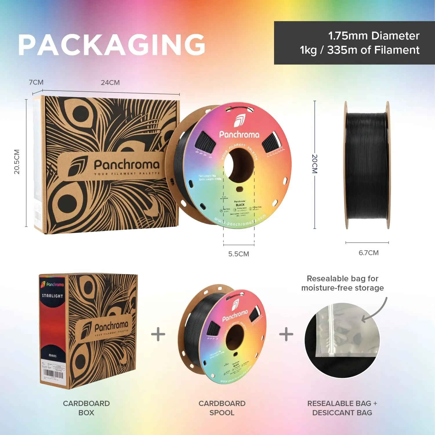 Polymaker Panchroma Matte PLA Filament, Pastel Periwinkle 1.75mm 1kg 3D Printing Filament, Formerly Polyterra Matte, Fit Most FDM 3D Printers, 1kg Spool (2.2lbs)
