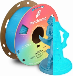 Polymaker Panchroma Luminous PLA Filament, Luminous Blue 1.75mm 3D Printing Filament, 3D Printer PLA Filament, Fit Most FDM 3D Printers, 1kg Spool (2.2lbs)