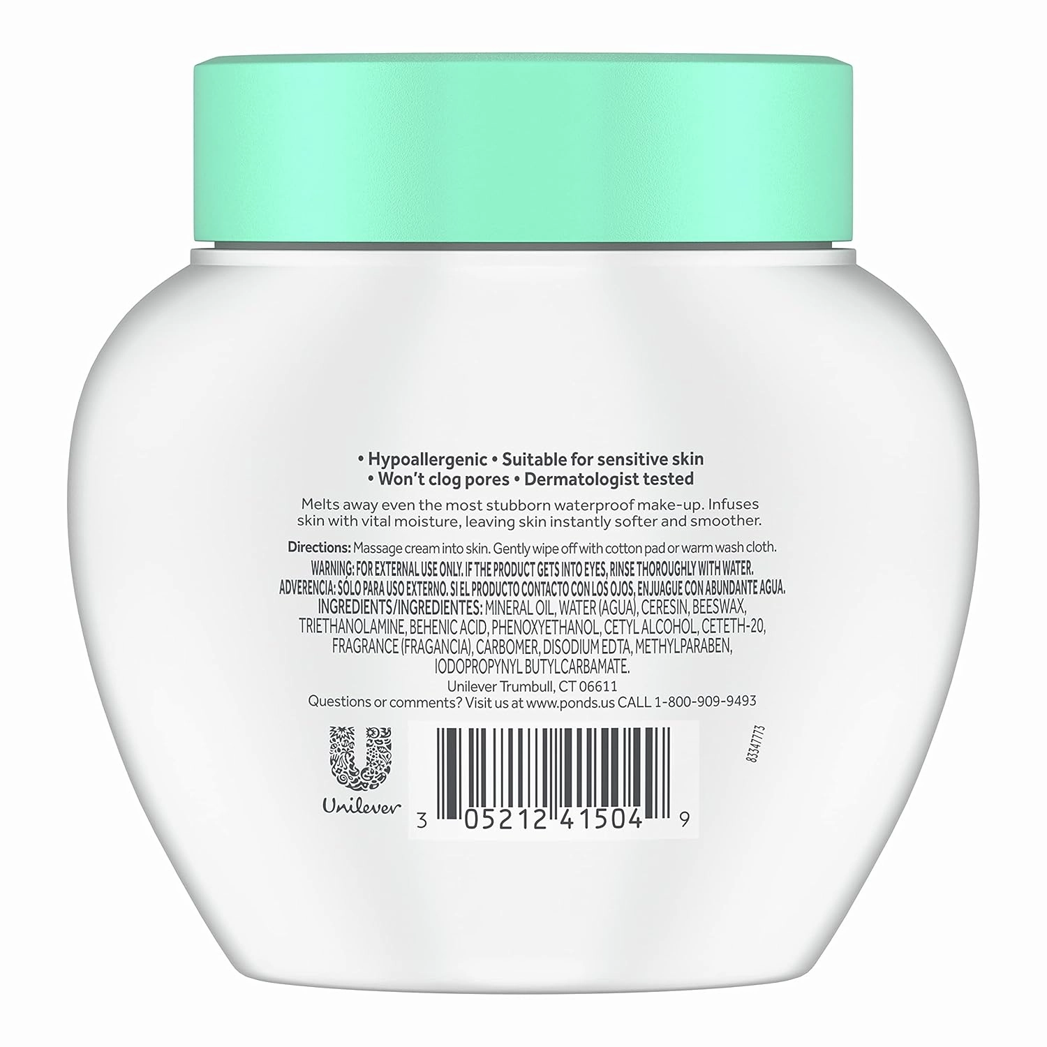 Pond's Cold Cream Cleanser 9.5 oz (Pack of 3)