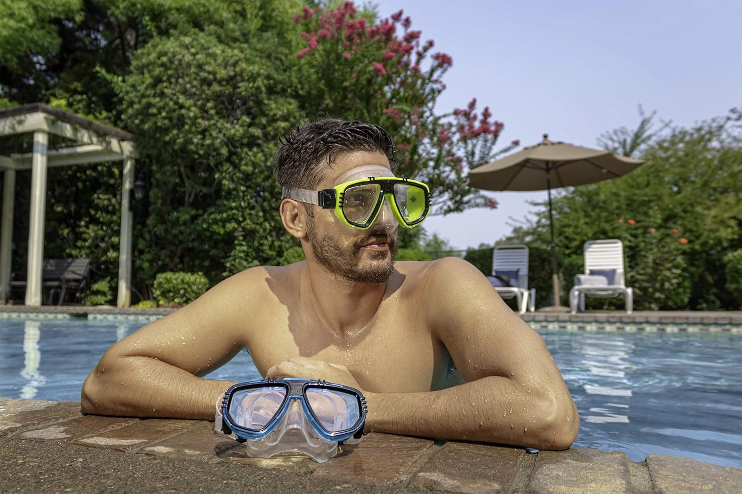 Poolmaster Nitro Sport Swim Mask, Green