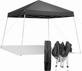 Pop Up Canopy Tent Instant Portable Shelter, Camping Tent Setup in 60 Seconds, Camping Tent for Family Camping & Hiking, Upgraded,Beach Tent Sun Shelter for Portable Sun Shade 10'L x 10'W x 7.8'H
