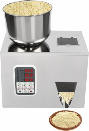 Powder Filling Machine 1-100g Automatic Powder Particle Dispenser Bottle Bag Powder Filler Particle Dispenser for Beans Seads Grains Tea Granular Pack