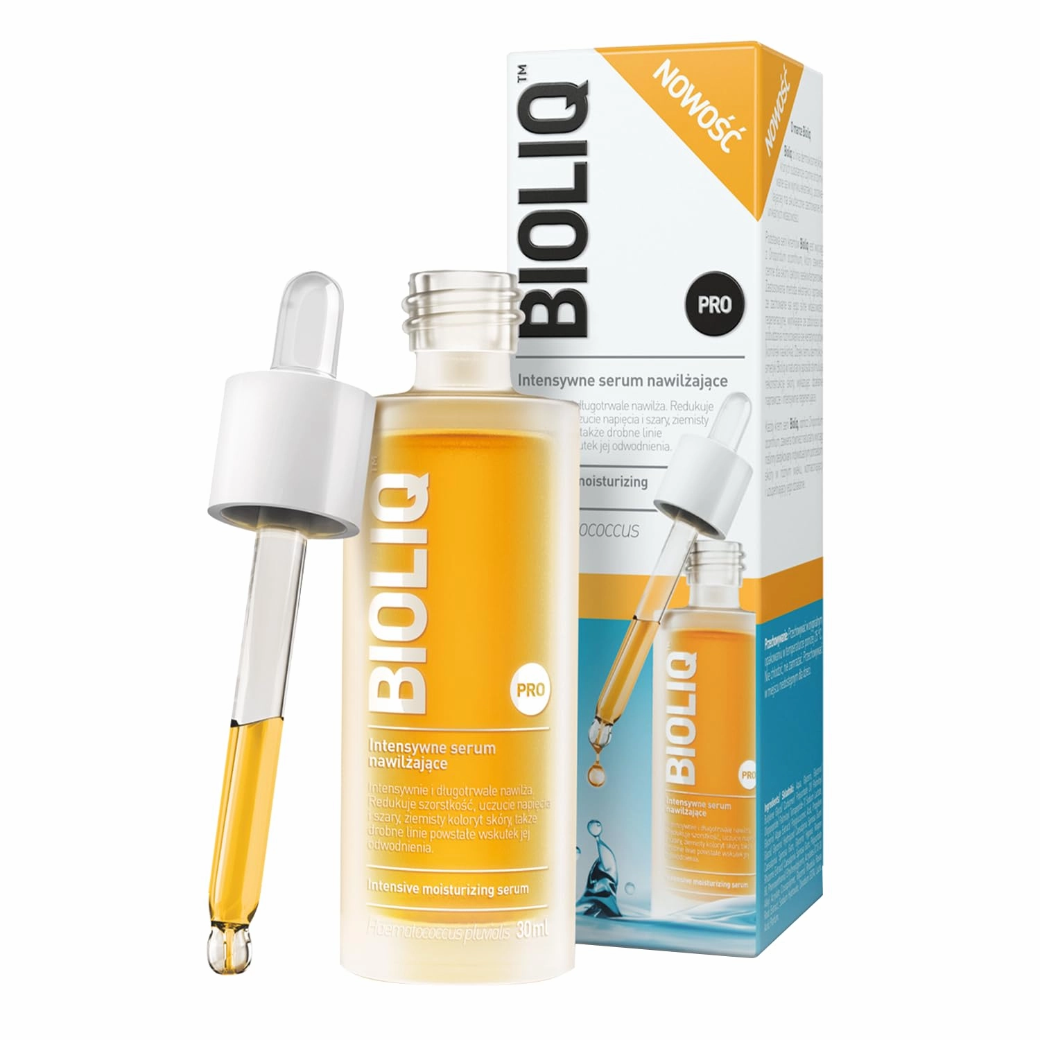 PRO Intensive Moisturizing Serum - Hydrating Face with Water-Boosting Technology and Hyaluronic Acid for Radiant, Moisturized Skin - 30ml