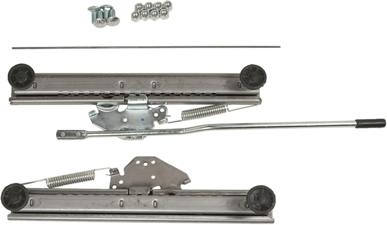 PRP Seats Universal Seat Slider with Hardware, Adds Sliding Capabilities to PRP Suspension Seats, Built from Treated Steel, Ideal for Off Road UTV, 1 Slider (Silver Steel)