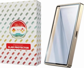 PSA & CGC Slab Protector Display Case, Metallic Magnet Closures, High Gloss Finish, Stackable, Fits PSA & CGC Graded Cards w/Ray Protection (GOLD)