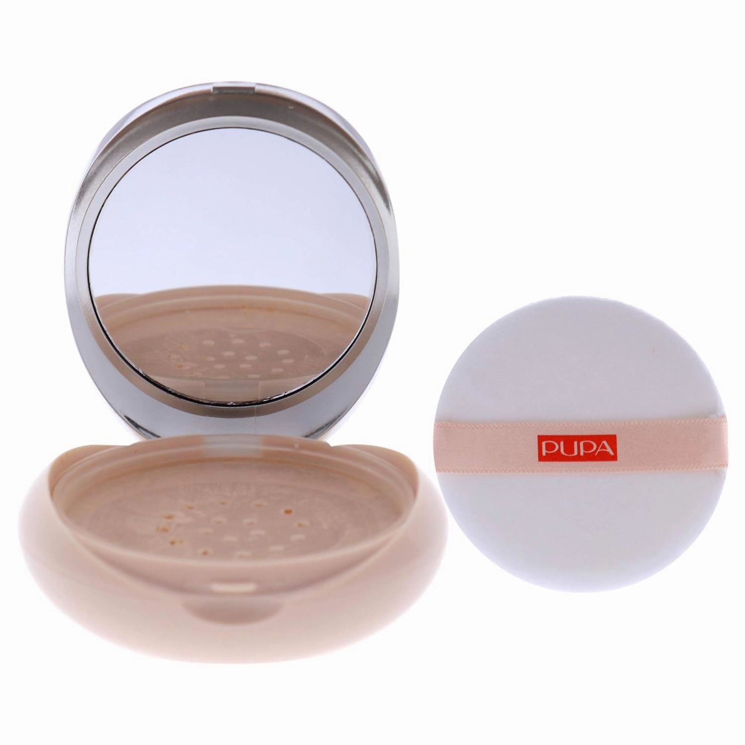 PUPA Milano Like A Doll Loose Powder 003 Natural Beige - Soft Powder for Smooth, PHOTOREADY Complexion - Enriched with Hydrating Cottonseed Extract - Blurs FIne Lines and Uneven Texture - 0.32 oz