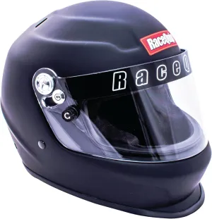 RACEQUIP Full Face Auto Racing Helmet Model SFI 24.1 Pro Youth Junior Kids Flat Black 2269996