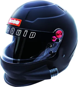 RACEQUIP Side Air Full Face Helmet PRO20 Series Snell SA2020 Rated Flat Black Large 296995