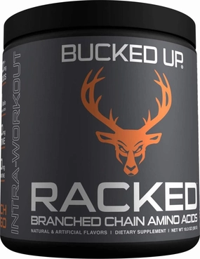 RACKED Branch Chained Amino Acids | L-Carnitine, Acetyl L-Carnitine, GBB | BCAAs That You Can Feel! Powder, 30 Servings (Peach Mango)