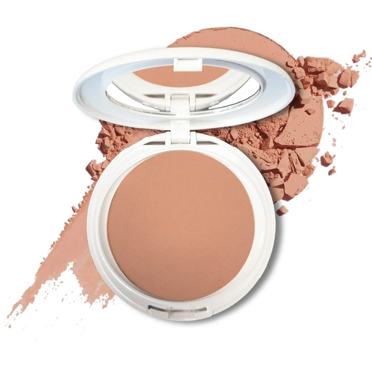 Radiant Professional Face Powder Photo Ageing Protection SPF 30 Advanced Compact Powder UVA & UVB Protection Long Lasting, Sweat-Proof Matte Press Powder Oil Control & Anti-aging Action (Skin Beige)
